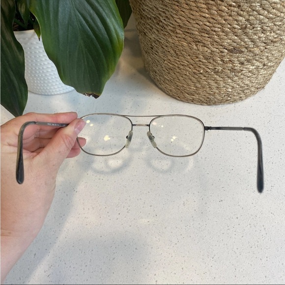 Vintage L’Amy Portico F Aviator Eyeglasses Frames Only - 140mm E051 F621 France - Picture 3 of 8